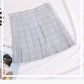 Plaid pleated high waist Korean skirt  2632