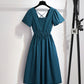 A-Linie Kreuzträger Sommerkleid Damenkleid 1325