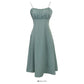 French minority women with slim waist, beautiful back and high waist suspender skirt  2703