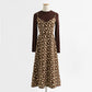 Floral skirt corduroy suspender dress women's two-piece suit  2177