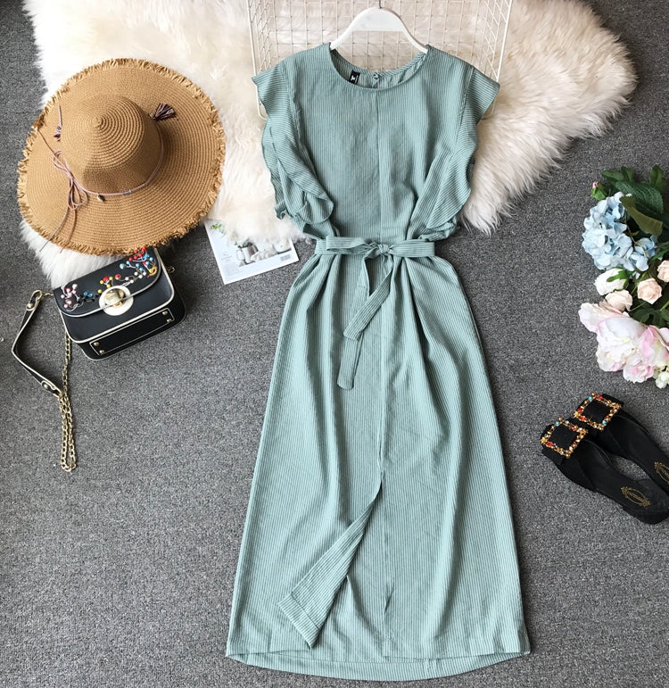 Robe portefeuille slim irrégulière 2873