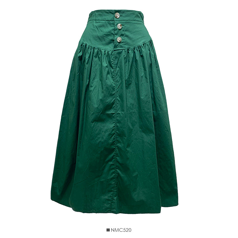 Foreign style versatile waist slim mid length skirt  2640