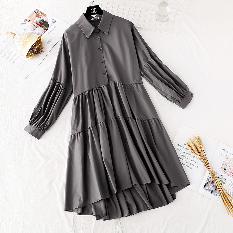The new skirt is light and mature, foreign style, loose and slim  2300