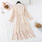 French retro, loose and thin, with a long skirt at the bottom  2370