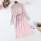 New beveled sweater + velvet skirt  2207