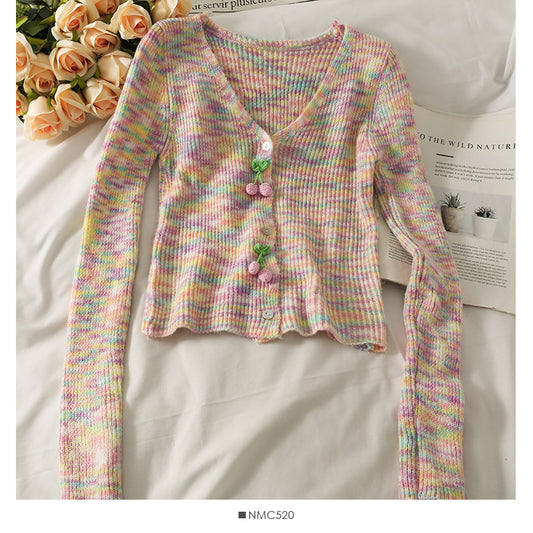Pull à manches longues slim de style élégant pour femme 2035
