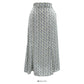 Hong Kong style retro floral high waist slim casual skirt  2637
