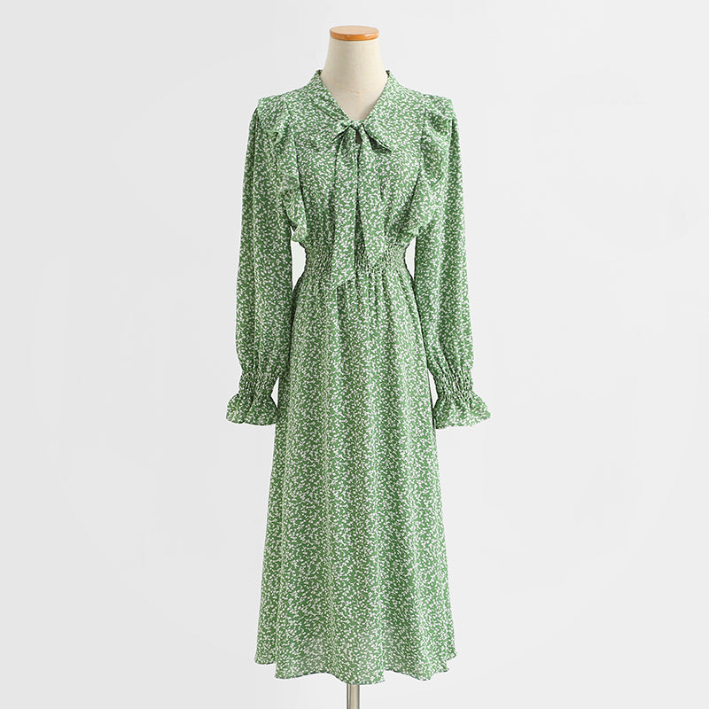 New dress gentle wind floral skirt  2183