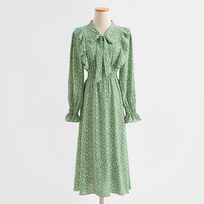New dress gentle wind floral skirt  2183