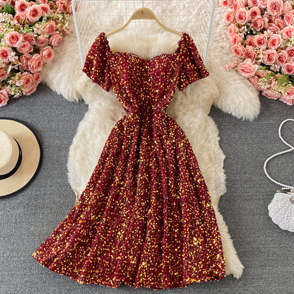 Robe de luxe légère haut de gamme à paillettes 2899
