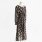 Chiffon Dress gentle wind retro French floral skirt bottomed long skirt  2333