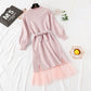 French minority skirt is a fairy net red bottomed long skirt suit  2457