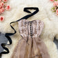 High end light luxury strapless dress  2775