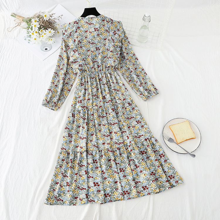 Elastic Waist Chiffon Skirt, thin and bottomed skirt  2410