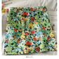 Elegant style printed high waist slim wrinkled Hip Wrap Skirt  2642