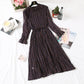 Long Pleated Chiffon, loose and thin, knee length skirt, super Fairy  2153