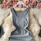 Jupe gilet à bretelles sexy et élastique 2938