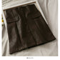 Korean fashion skirt women show thin high waist temperament Hip Wrap short skirt  2663