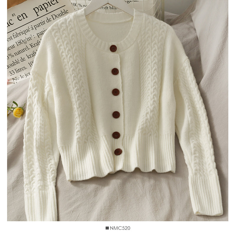 Pull manteau femme automne manches longues polyvalent tricot slim 1987