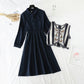 French Vintage winter suit dress  2178