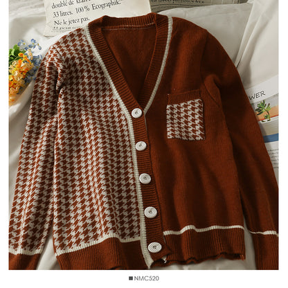 T-shirt vintage à col bas avec motif d'oiseaux surpiqués contrastés pour femme 2017