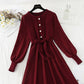 New spring and autumn bow tie tie with bottomed sweater skirt  2129