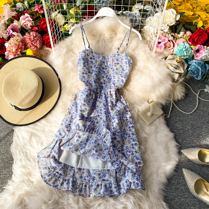 Floral strapless dress  3279