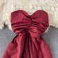 Robe bustier sexy à épaules dénudées 3320