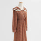 Baby collar age reducing temperament tea break skirt thin skirt  2324
