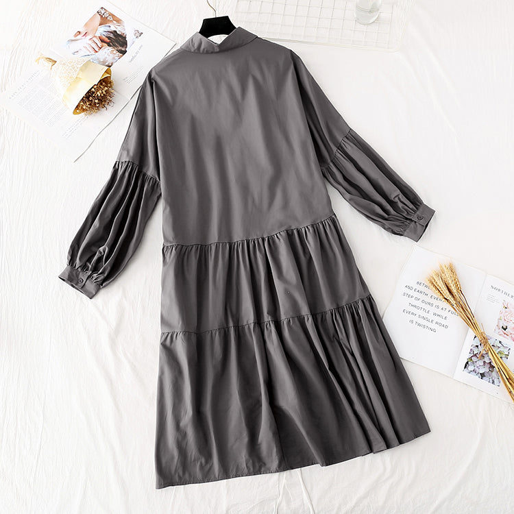 The new skirt is light and mature, foreign style, loose and slim  2300