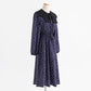 New women's temperament dress waist closing doll collar bottomed skirt  2271