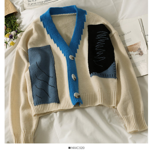 Pull cardigan femme nouveau pull polyvalent à manches longues 1951