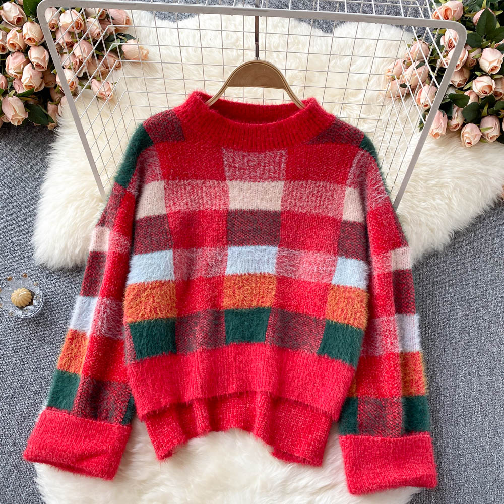 Pull style Hong Kong rétro japonais paresseux Pullover 1622
