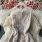 Nouvelle robe en dentelle à col rond pour fête, tempérament de célébrité 3296