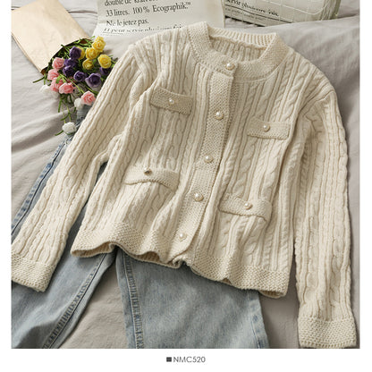 Pull femme automne lin manches longues pull 1734