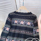 Pull creux à manches longues pour femme 1584