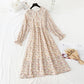 Doll neckline cut-out age reducing thin bottomed skirt  2408