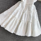 Robe à manches volantées vintage vieillissante 3347