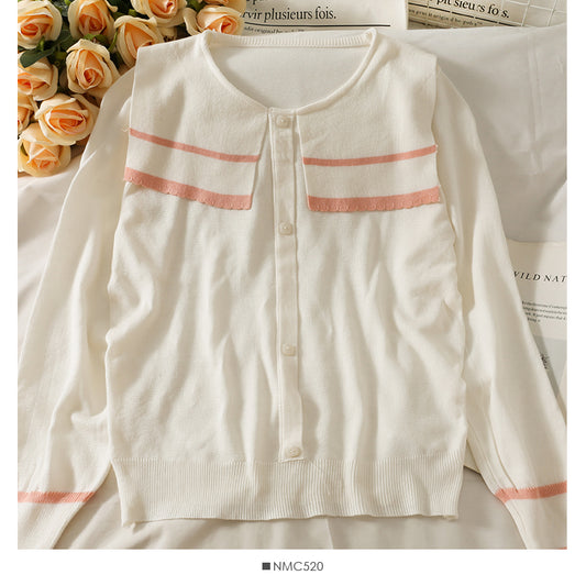 Pull-over ample et fin à col roulé pour femme 2067