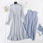 Minority LACE VEST knitted dress fashion suit two piece set female  2473