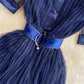 Robe en maille brodée légère de style mature 2990