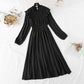 French retro skirt, light mature style, foreign style, floral long skirt  2389