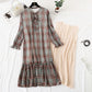 Foreign fashion net red chiffon bottomed dress  2222
