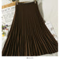 Retro High Waist slim versatile skirt  2557