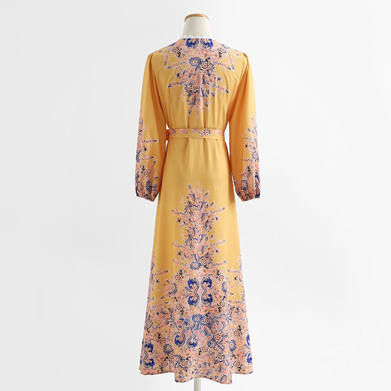 High end fairy long skirt is thin and cold, broken flower skirt is bottomed  2435