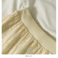 Hong Kong style retro elastic waist thin medium length skirt  2649