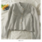 Small short tweed single breasted cardigan small coat  2092