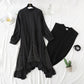 Knitted vest suit temperament two-piece suit with slim waist  2302