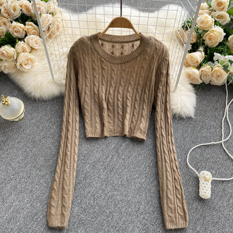 Pull torsadé pour femme Pull 1611