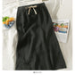 Fashion versatile hole knitted one-step skirt  2647